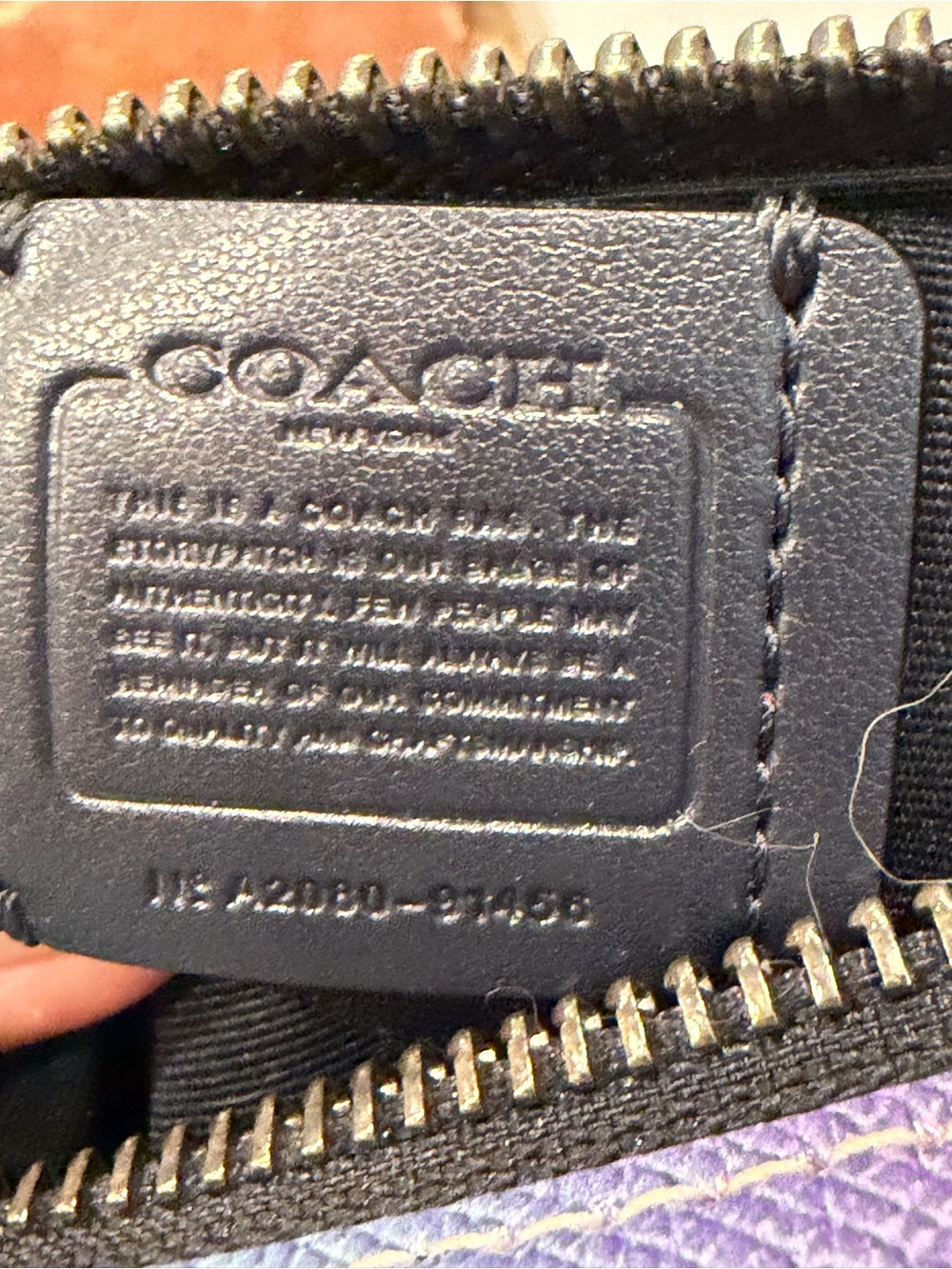 COACH Bennett Crossbody Ombre 91456 Multicolor Rainbow Leather Purse Bag Rare - Picture 14 of 15